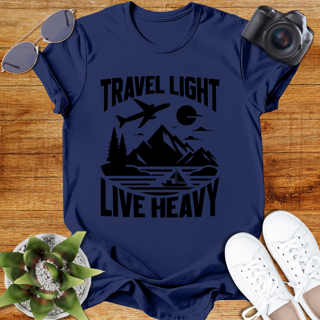 Travel Light Live Heavy Unisex Softstyle T-Shirt