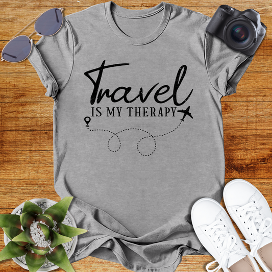 Travel Is My Therapy Unisex Softstyle T-Shirt