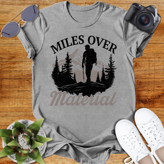 Miles Over Material Unisex Softstyle T-Shirt