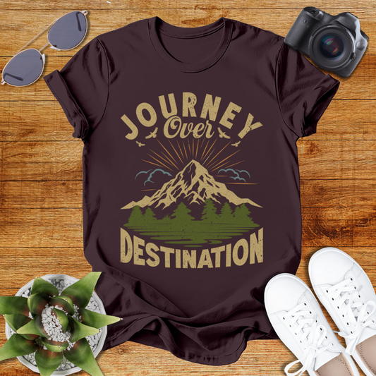 Journey Over Destination Unisex Softstyle T-Shirt