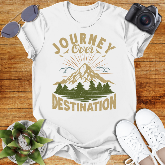 Journey Over Destination Unisex Softstyle T-Shirt