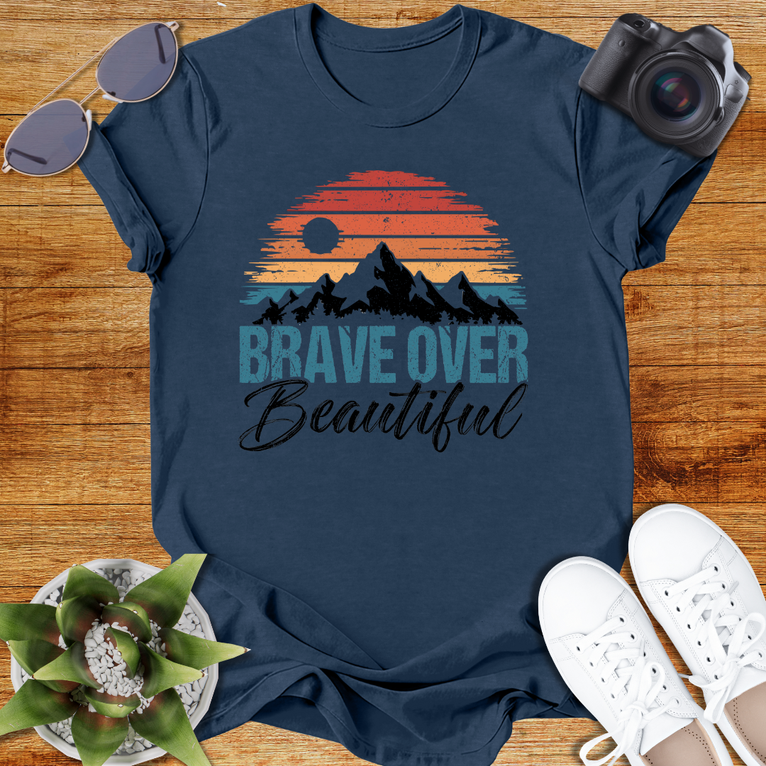Brave Over Beautiful Unisex Softstyle T-Shirt