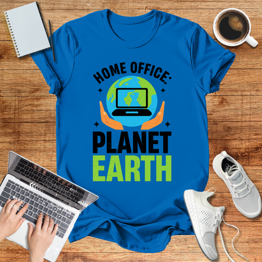Home Office Planet Earth Unisex T-Shirt