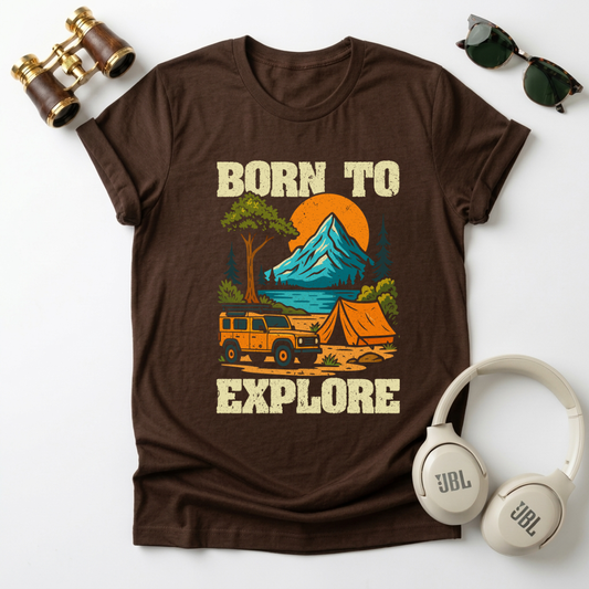 Born To Explore Unisex Softstyle T-Shirt