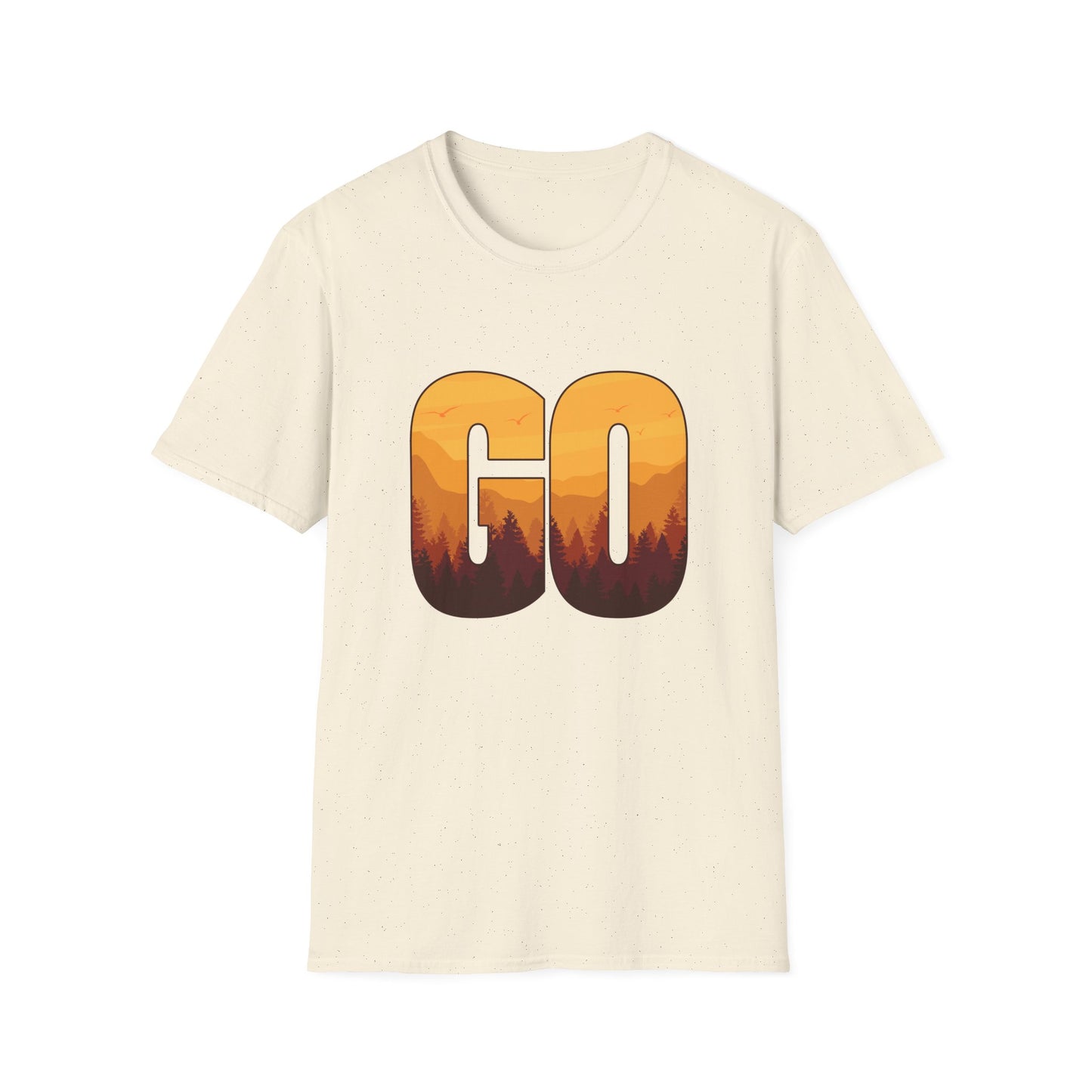 GO Mountain Adventure  Minimalist  Unisex T-Shirt