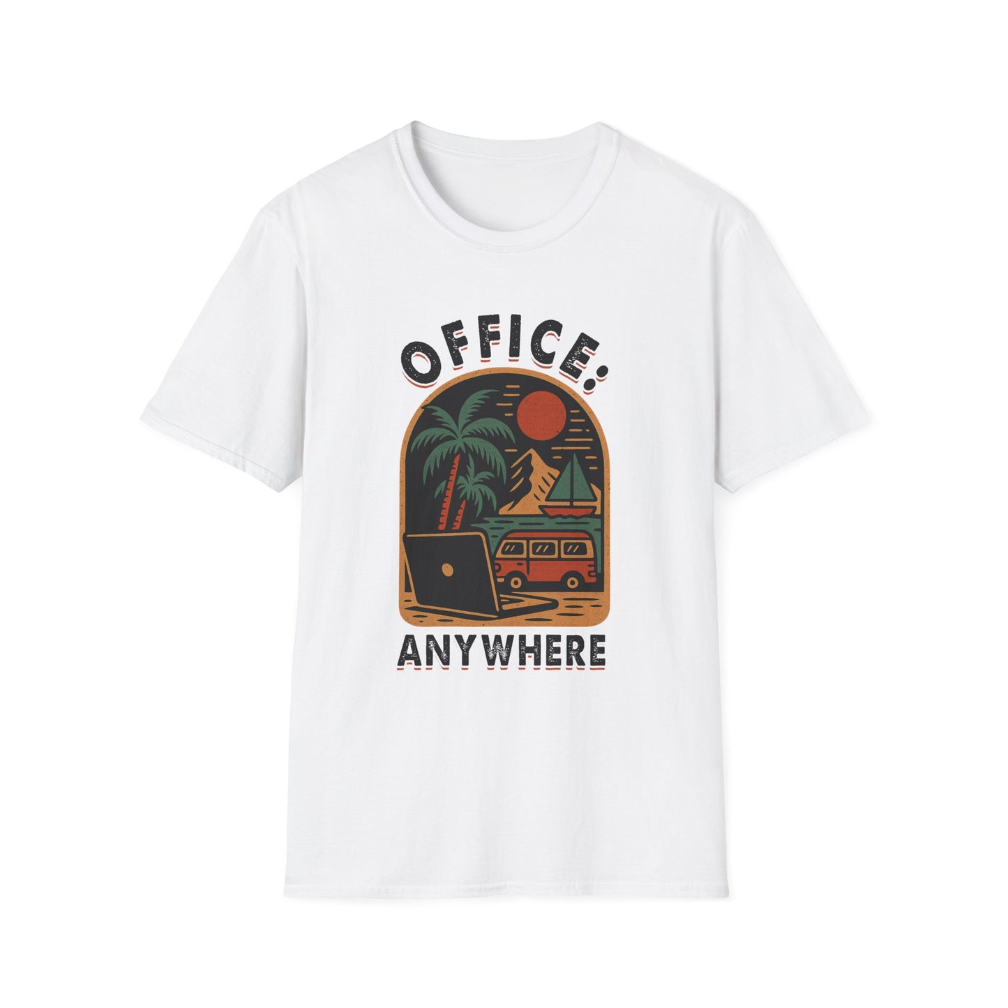 Travel-Themed Unisex T-Shirt | Office Anywhere Tee
