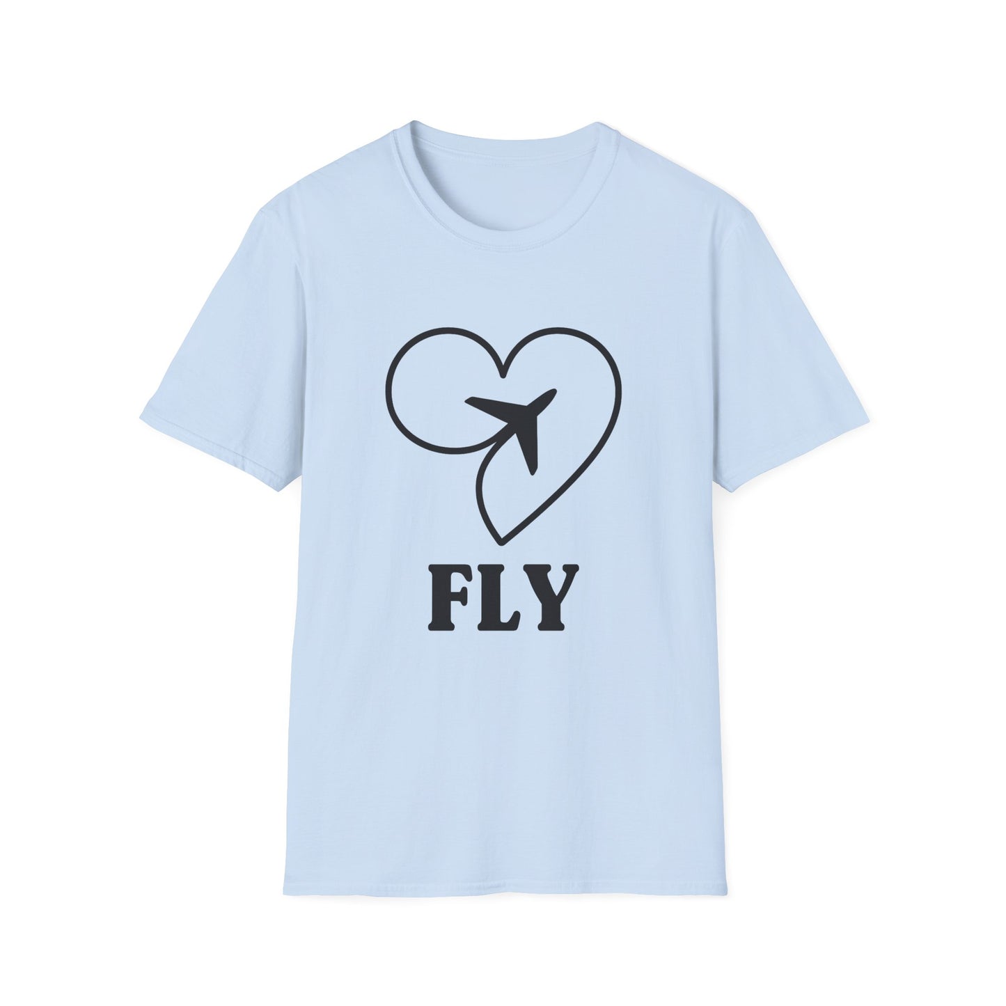 Heart & Plane Unisex Travel T-Shirt