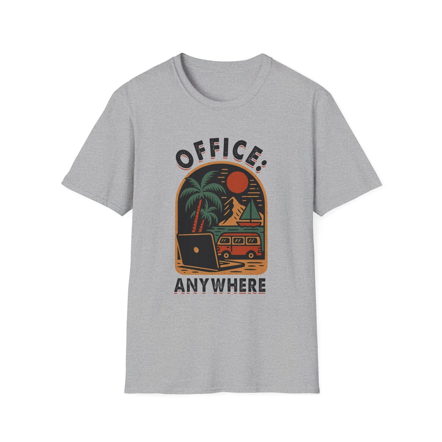 Travel-Themed Unisex T-Shirt | Office Anywhere Tee
