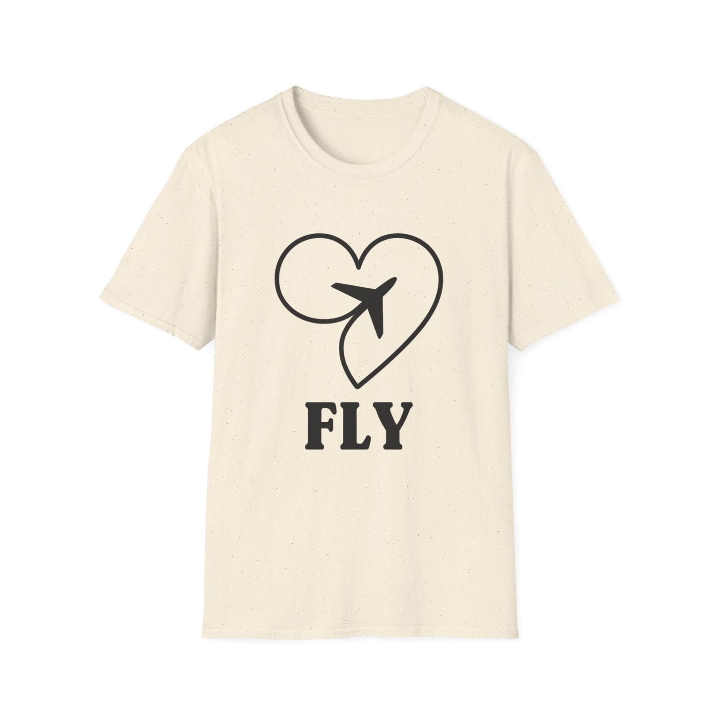 Heart & Plane Unisex Travel T-Shirt
