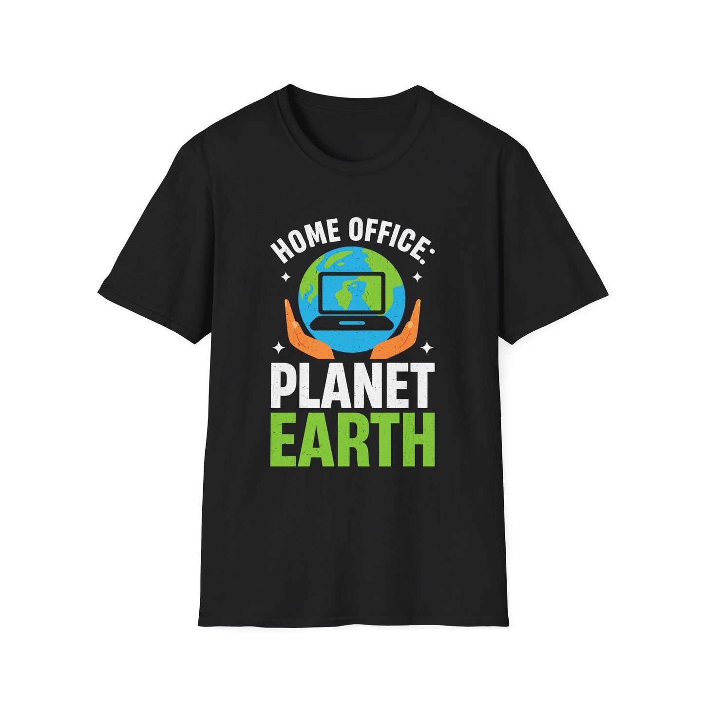 Home Office Planet Earth T-Shirt