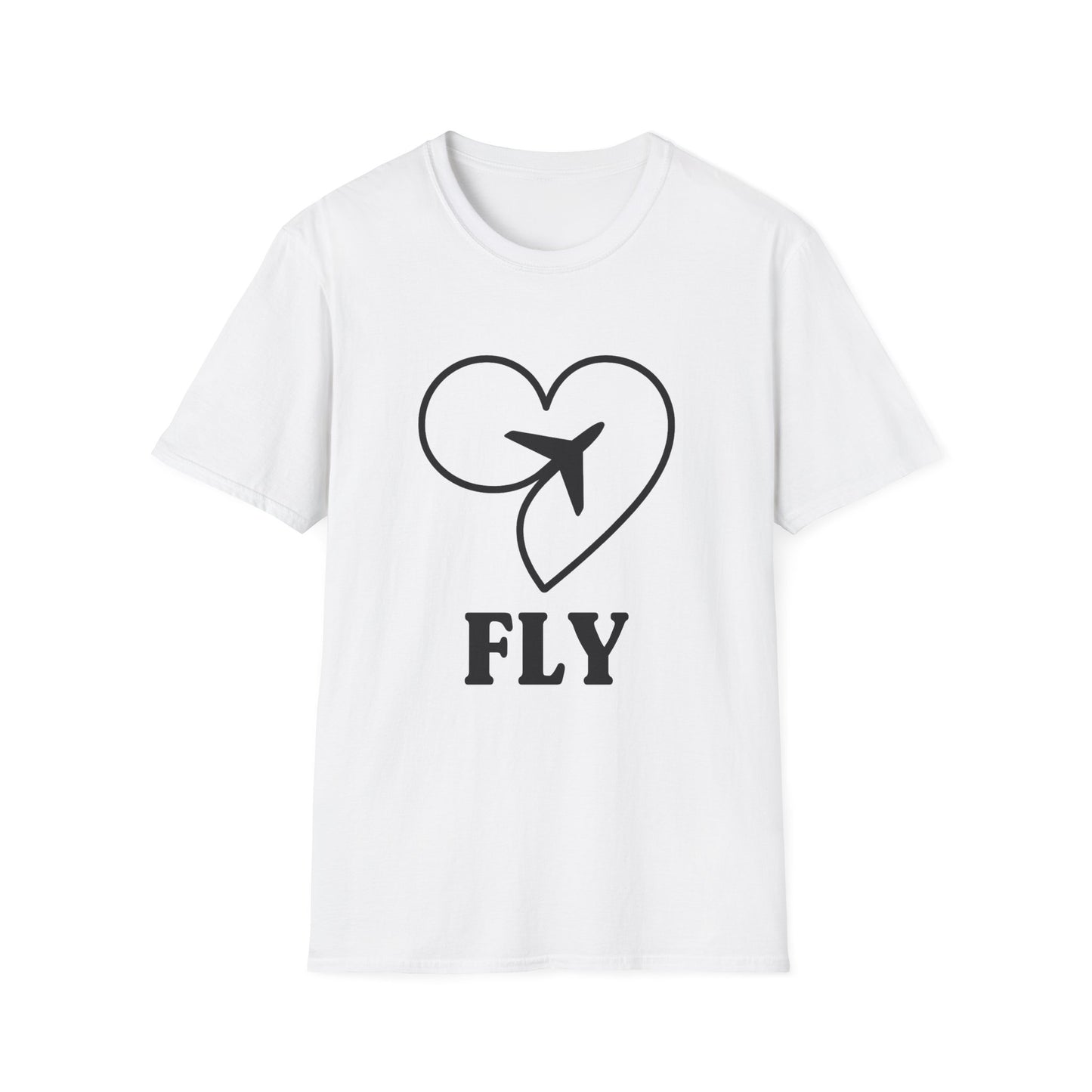 Heart & Plane Unisex Travel T-Shirt