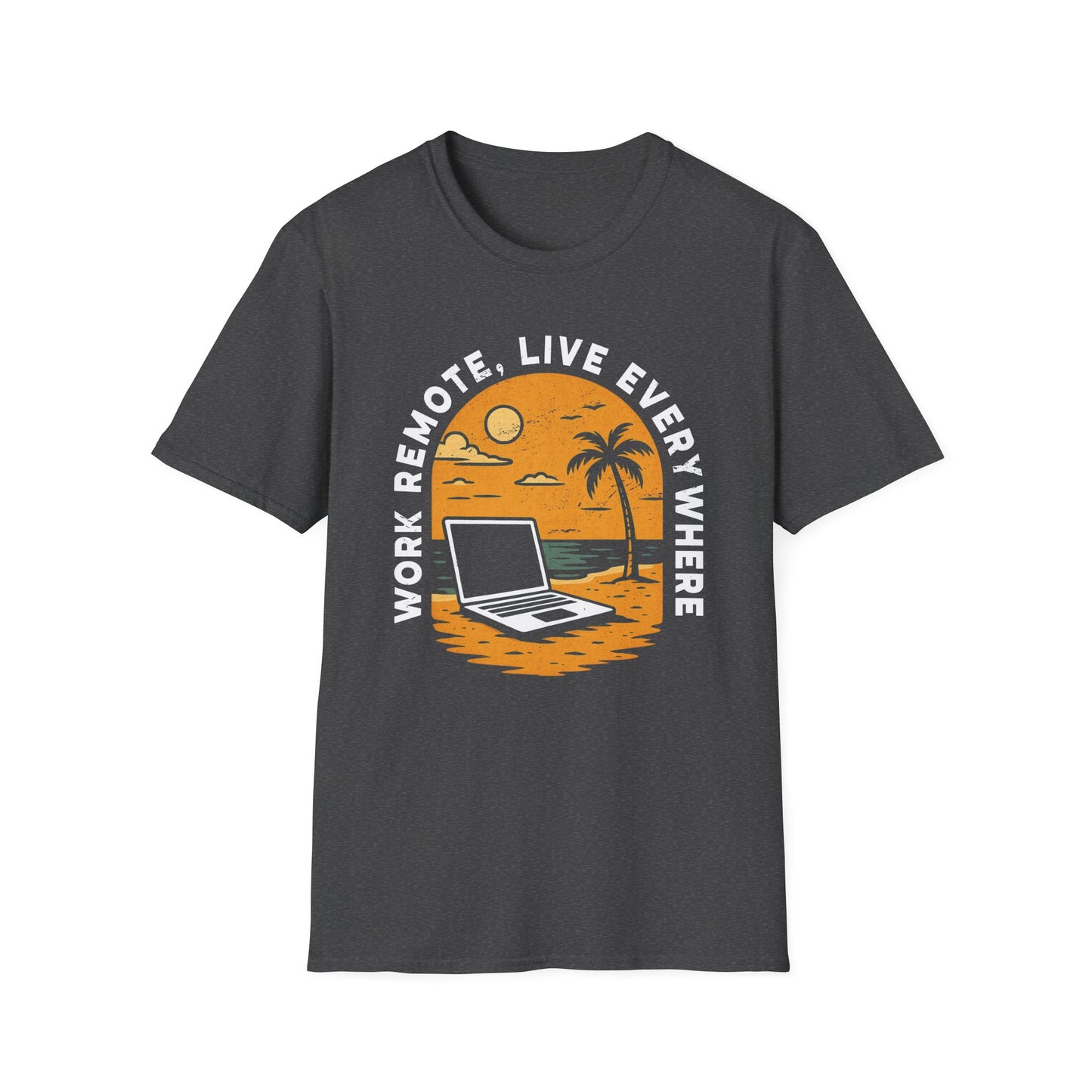 Remote Work T-Shirt, Perfect Gift for Digital Nomads,