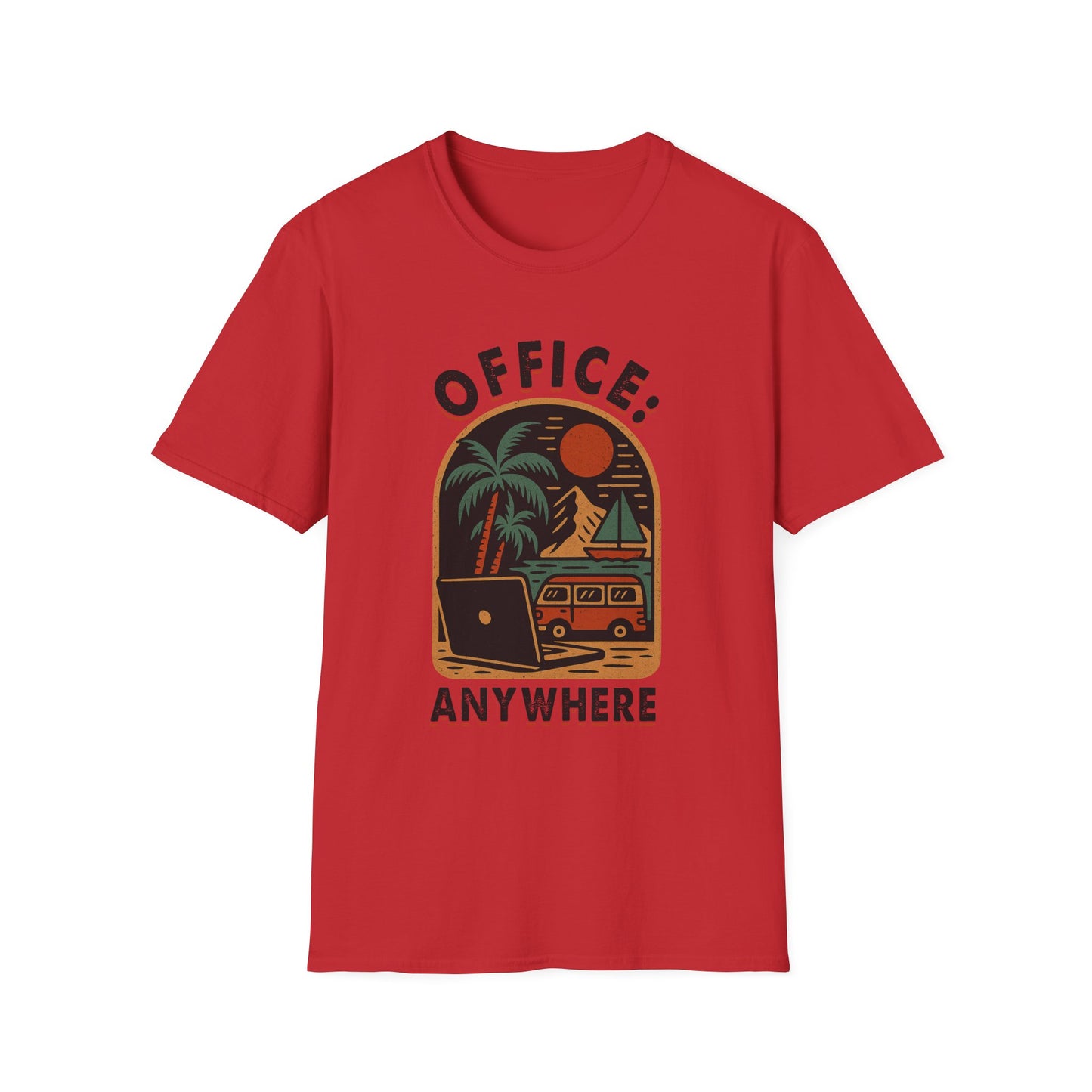 Travel-Themed Unisex T-Shirt | Office Anywhere Tee