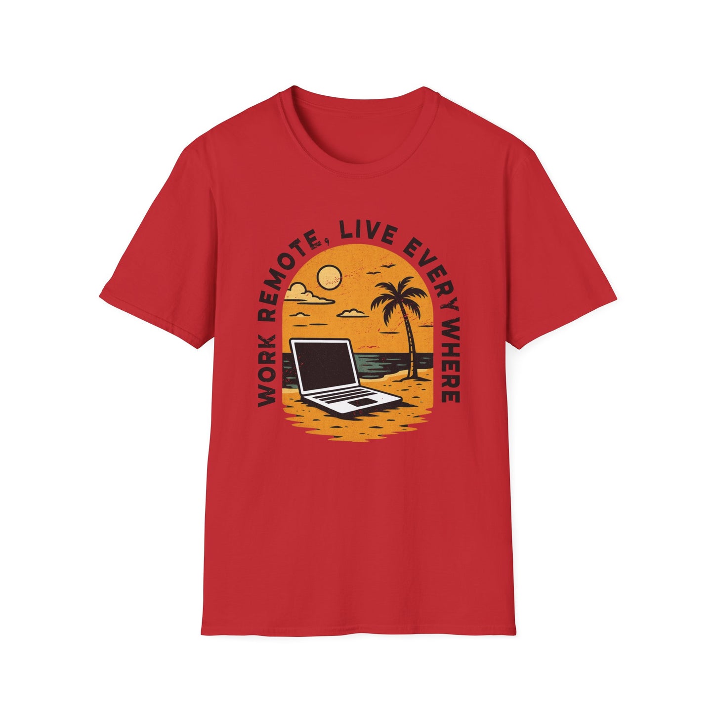 Work Remote T-Shirt Unisex Digital Nomads