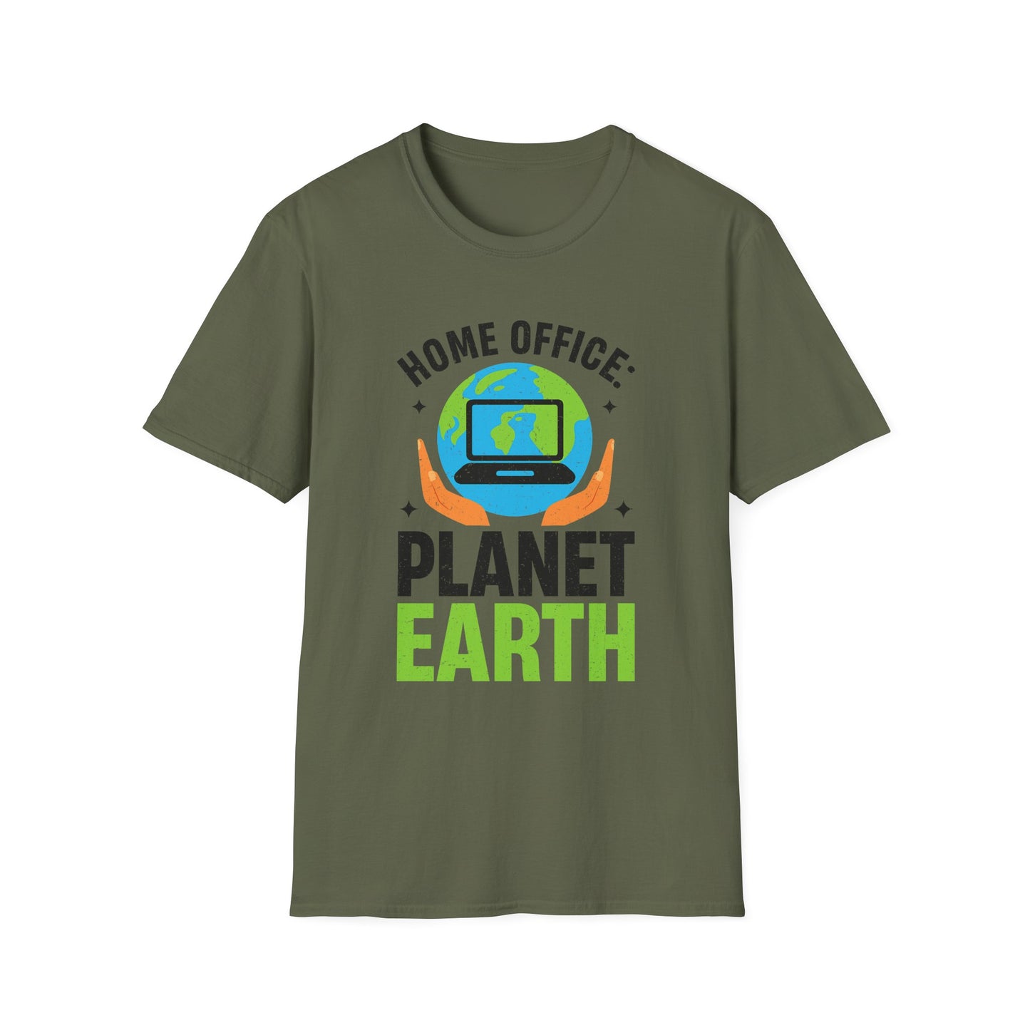 Home Office Planet Earth Unisex  T-Shirt