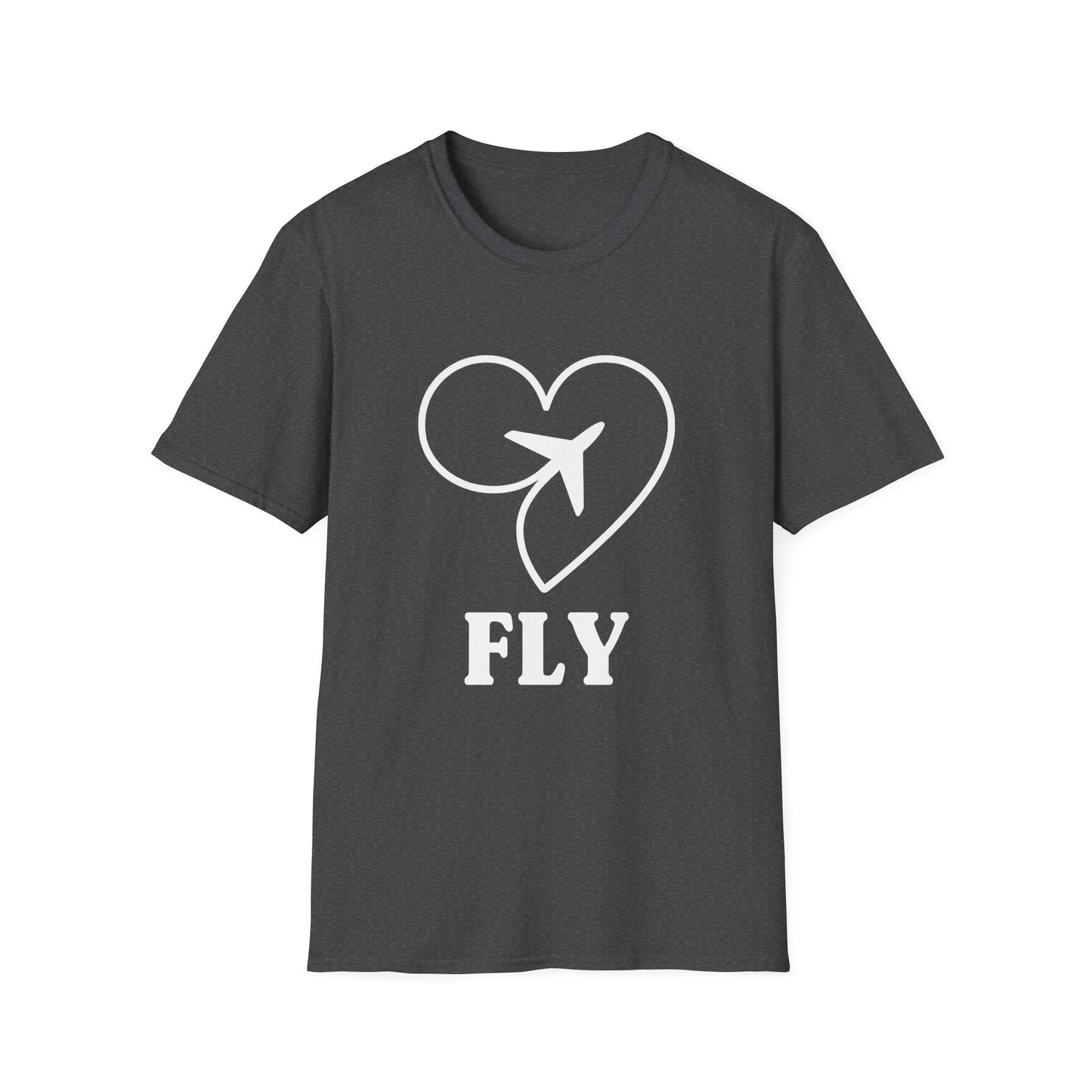 Heart & Plane Unisex Travel T-Shirt