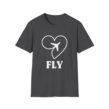 Heart & Plane Unisex Travel T-Shirt
