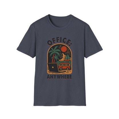 Travel-Themed Unisex T-Shirt | Office Anywhere Tee