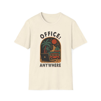 Travel-Themed Unisex T-Shirt | Office Anywhere Tee