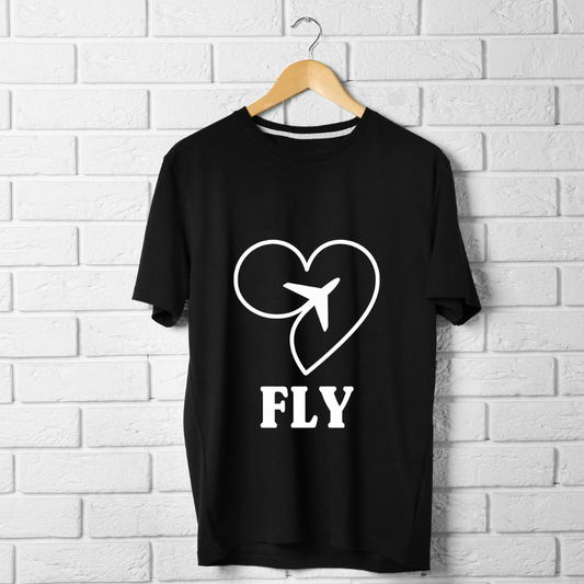 Heart & Plane Unisex Travel T-Shirt