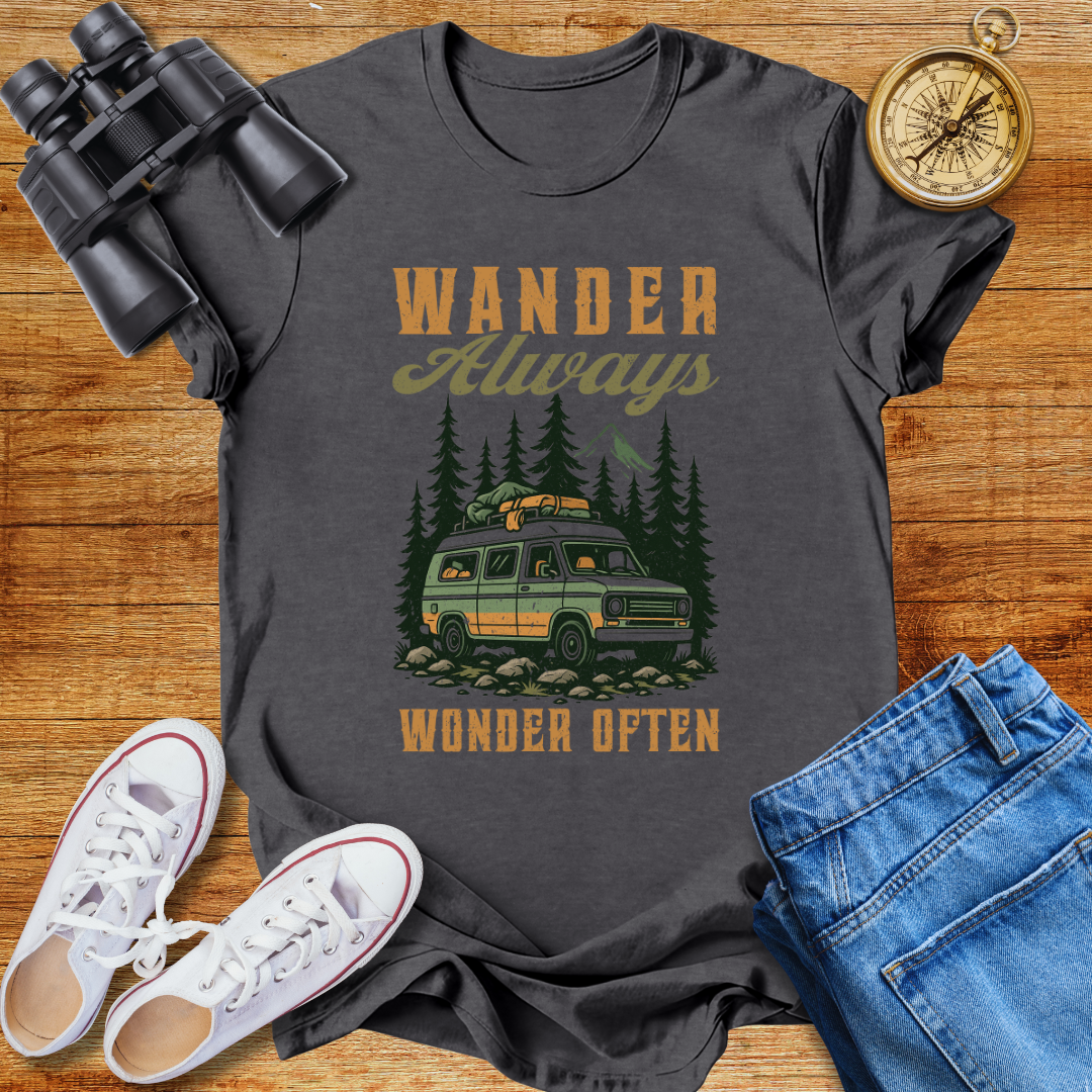 Wander Always Wonder  Often Unisex T-Shirt