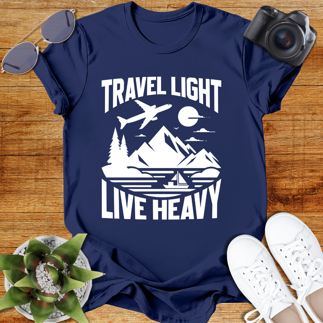 Travel Light Live Heavy Unisex Softstyle T-Shirt