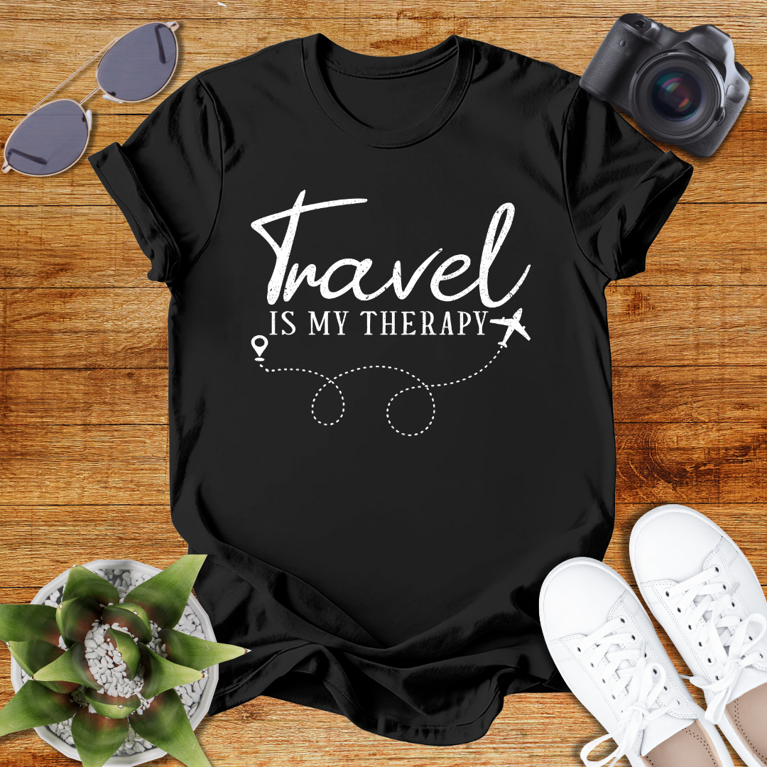 Travel Is My Therapy Unisex Softstyle T-Shirt