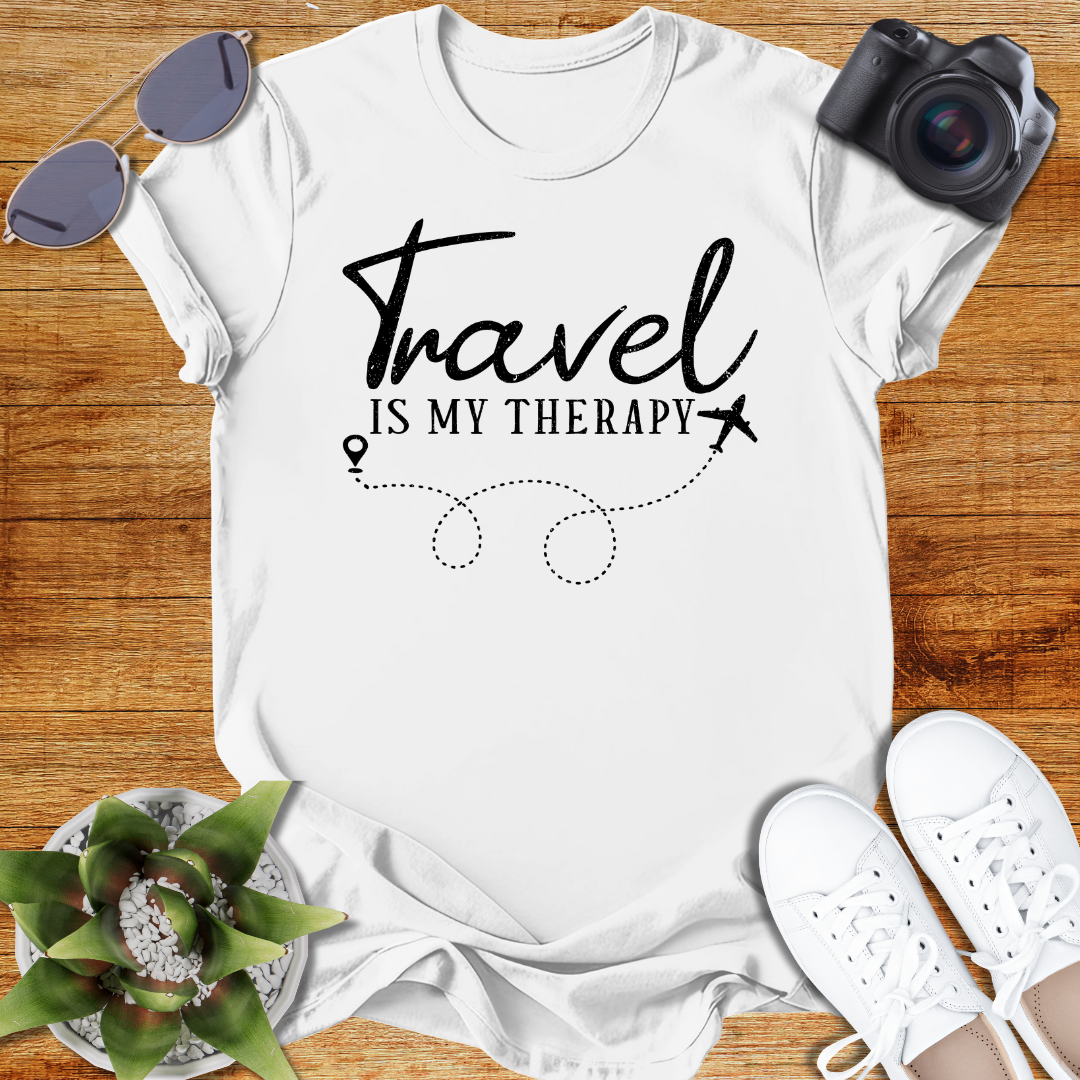 Travel Is My Therapy Unisex Softstyle T-Shirt
