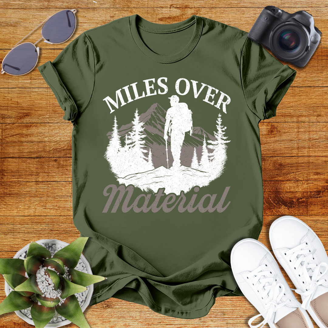 Miles Over Material Unisex Softstyle T-Shirt