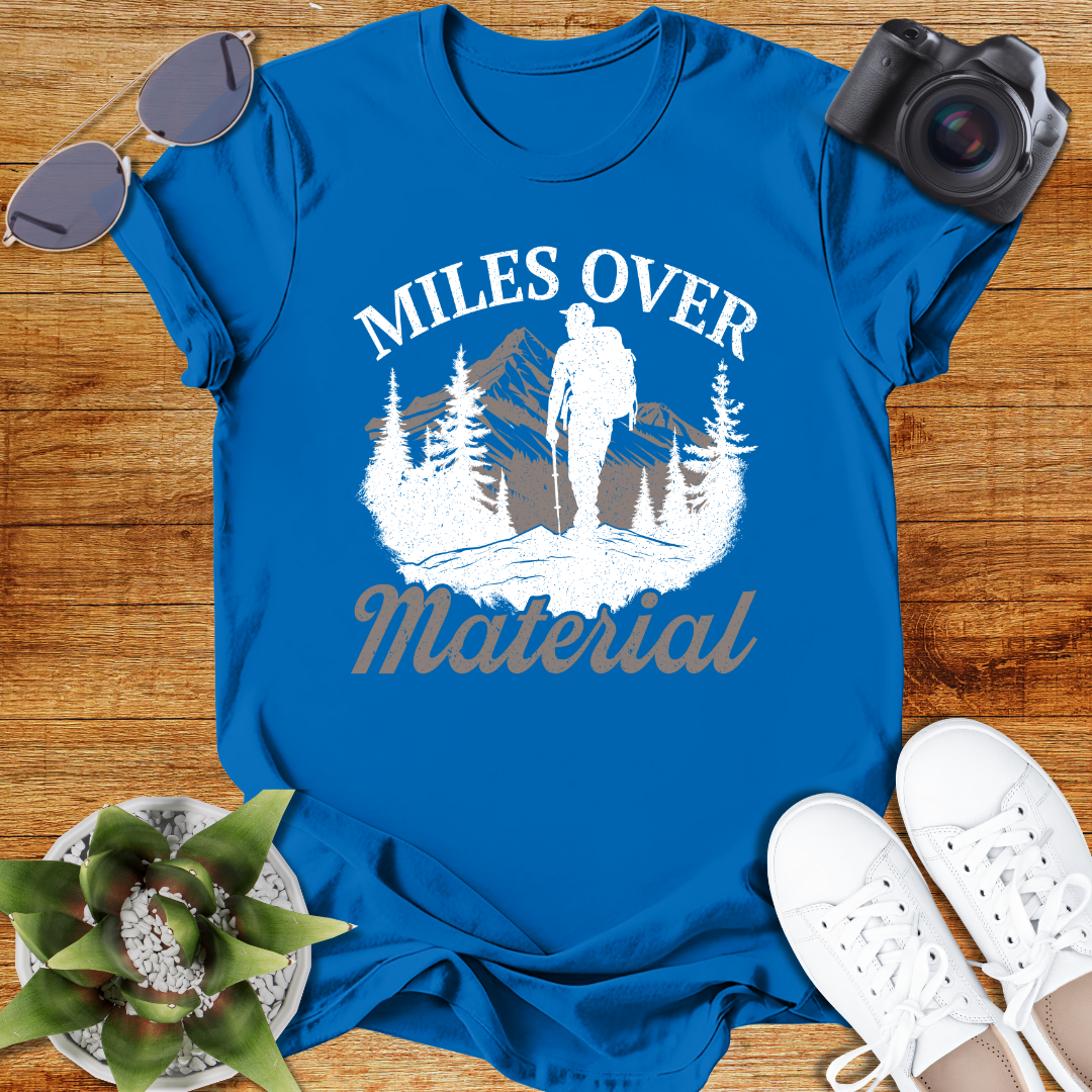 Miles Over Material Unisex Softstyle T-Shirt