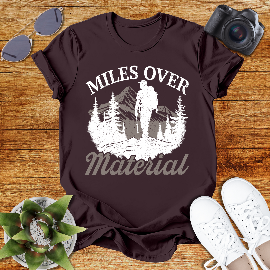 Miles Over Material Unisex Softstyle T-Shirt