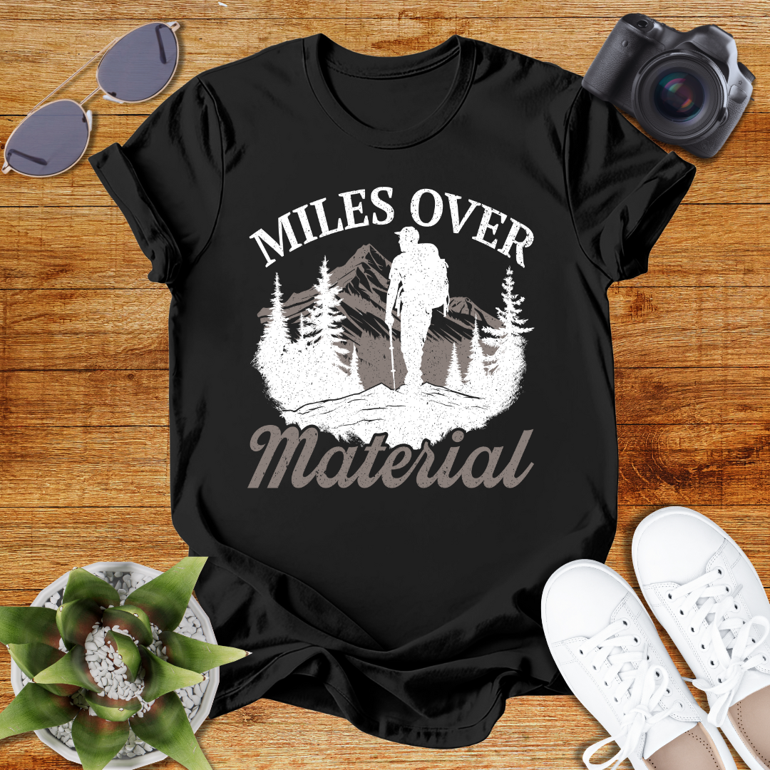 Miles Over Material Unisex Softstyle T-Shirt