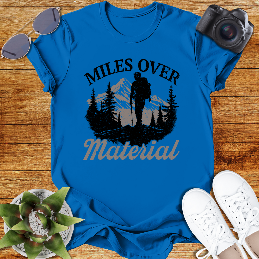Miles Over Material Unisex Softstyle T-Shirt