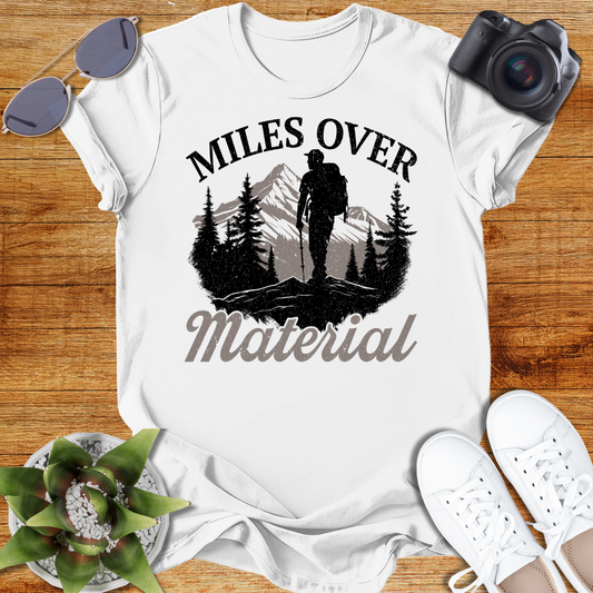 Miles Over Material Unisex Softstyle T-Shirt