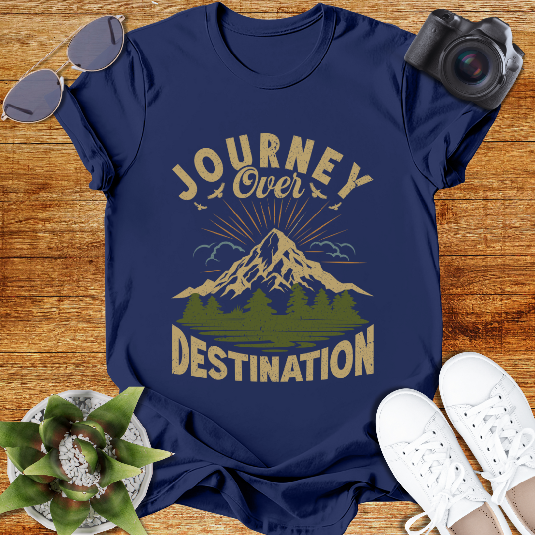 Journey Over Destination Unisex Softstyle T-Shirt