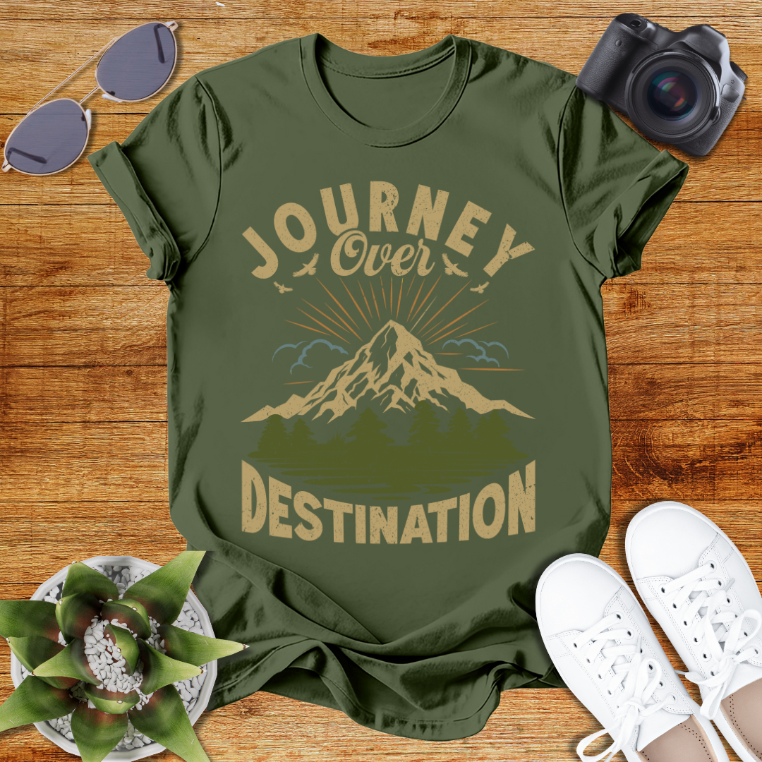 Journey Over Destination Unisex Softstyle T-Shirt