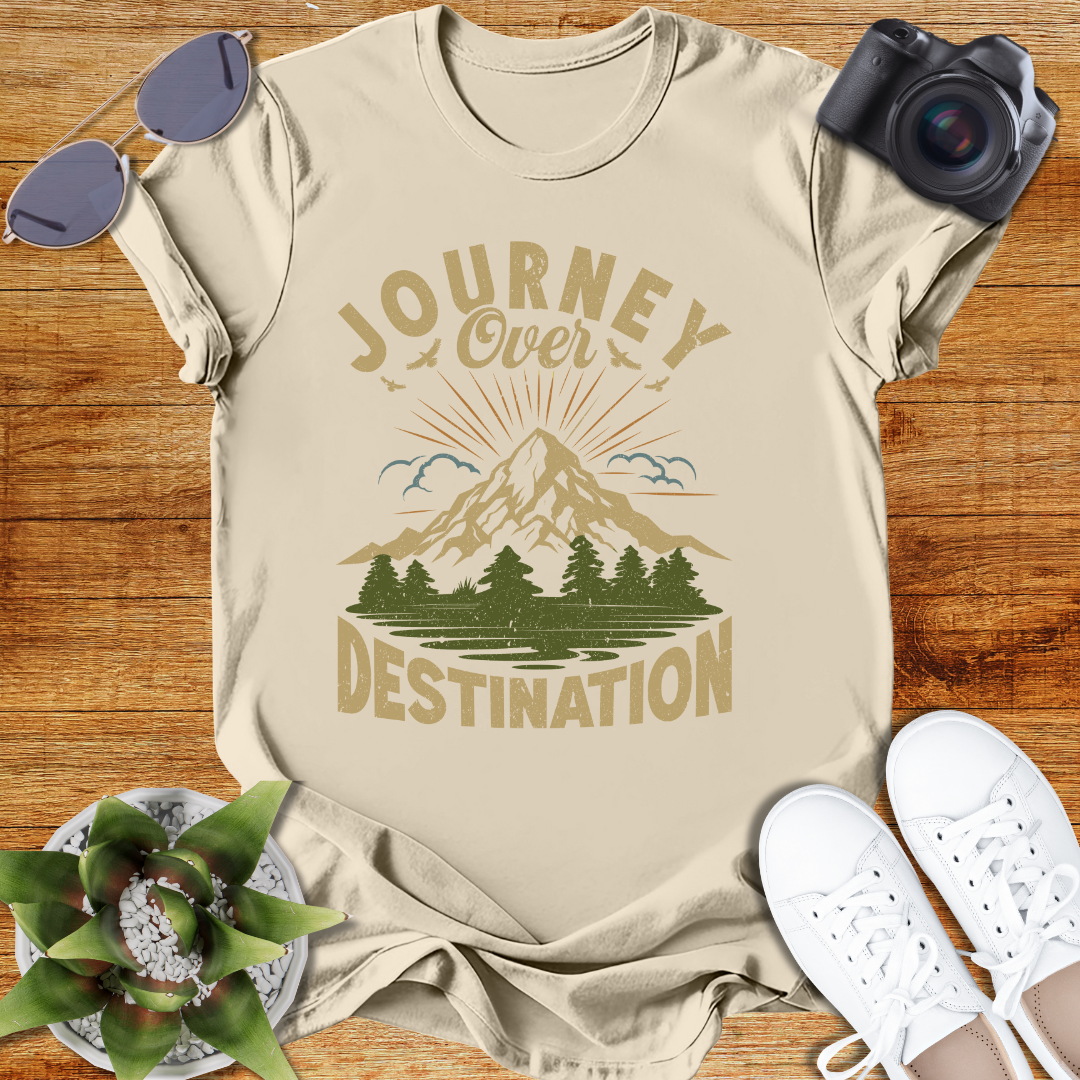 Journey Over Destination Unisex Softstyle T-Shirt