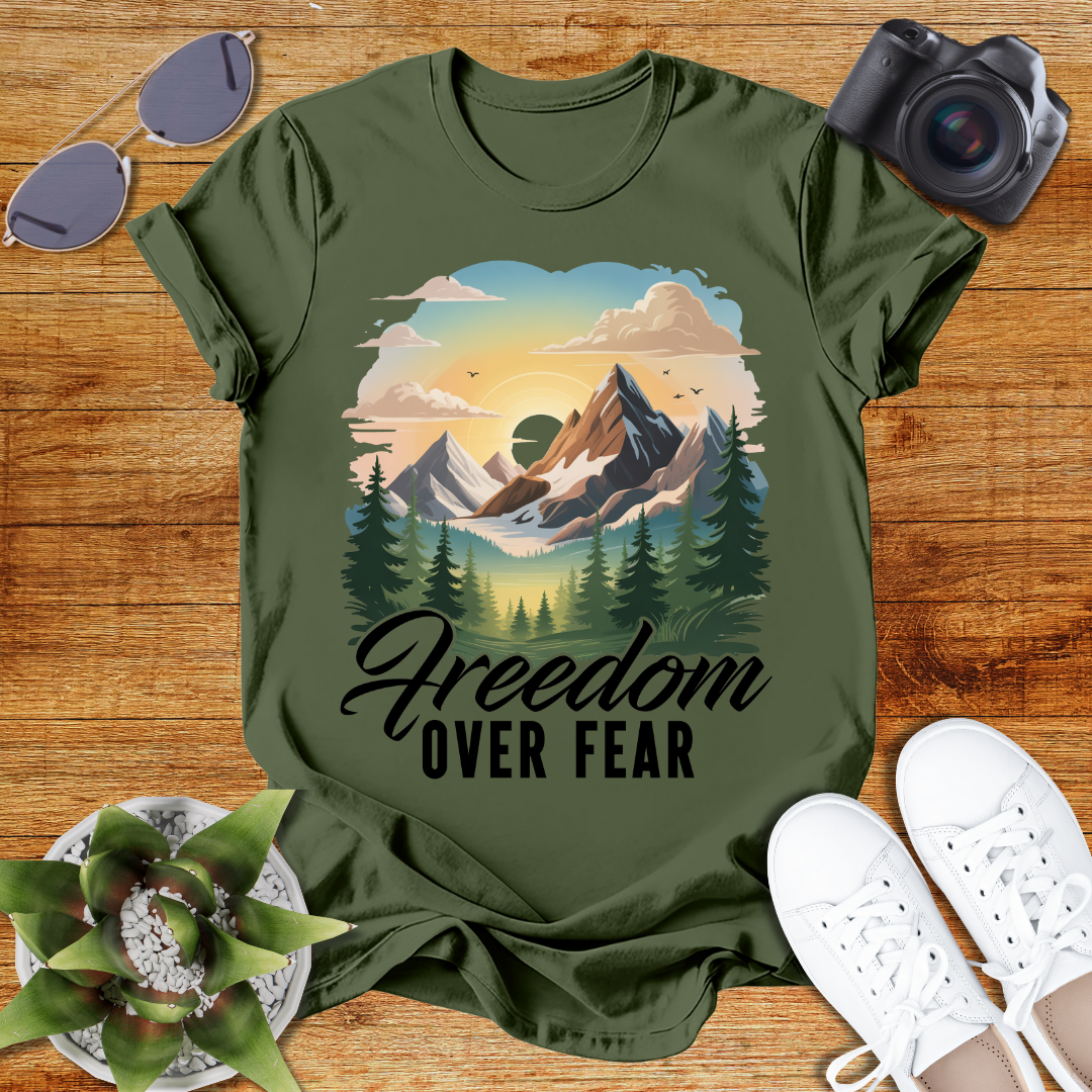 Freedom Over Fear Unisex Softstyle T-Shirt