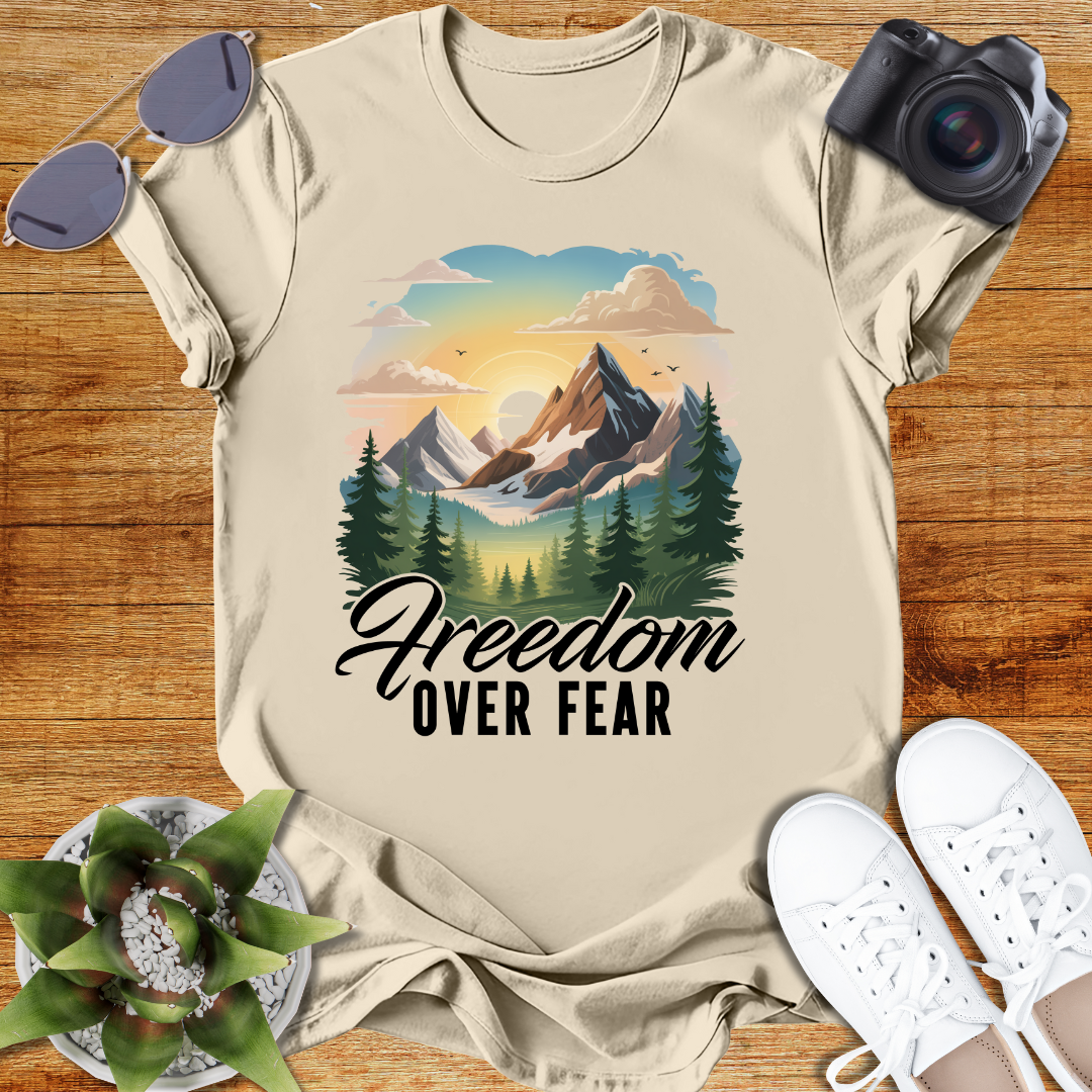 Freedom Over Fear Unisex Softstyle T-Shirt