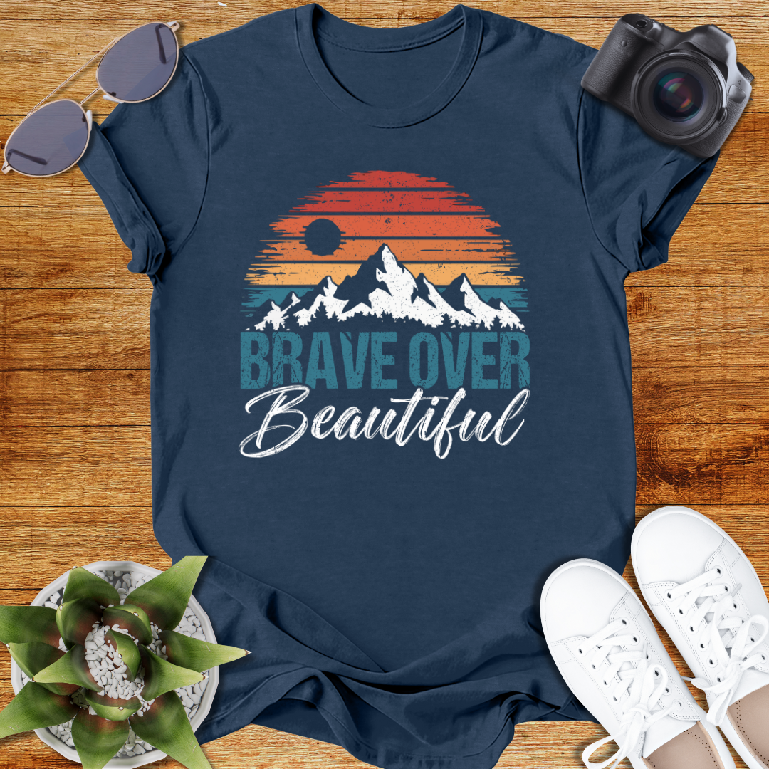 Brave Over Beautiful Unisex Softstyle T-Shirt