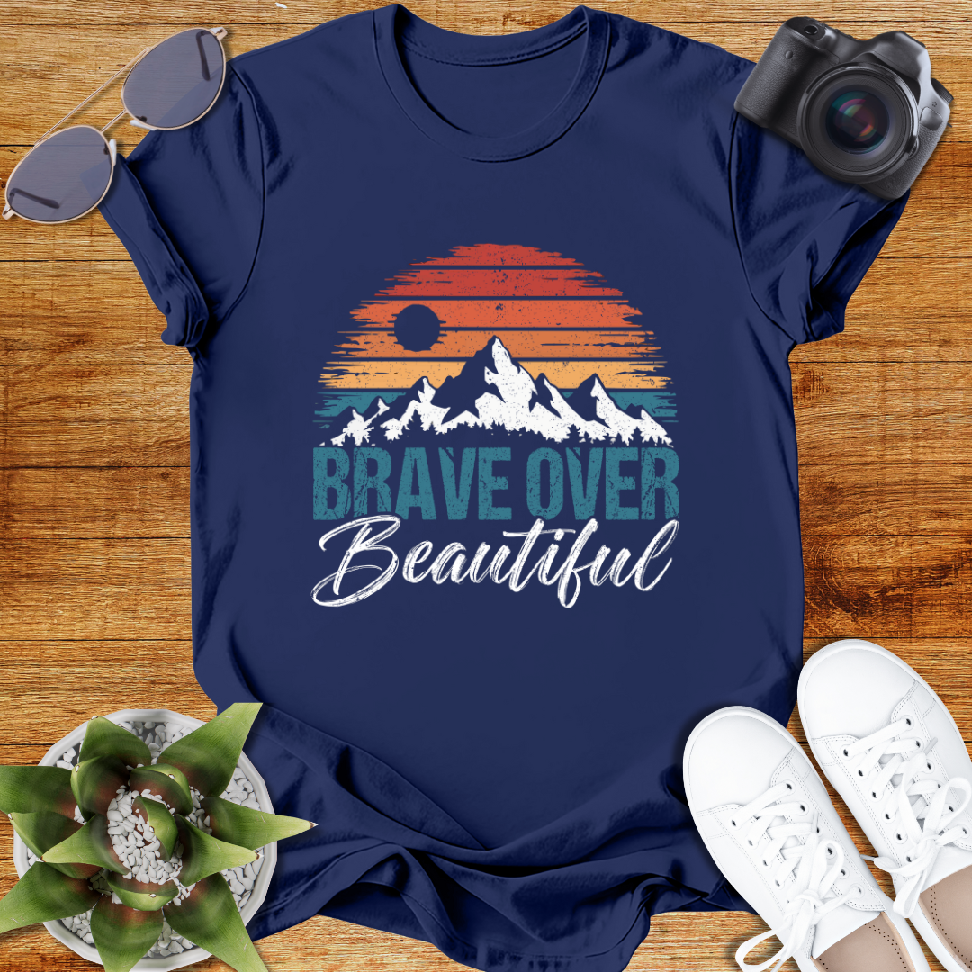 Brave Over Beautiful Unisex Softstyle T-Shirt