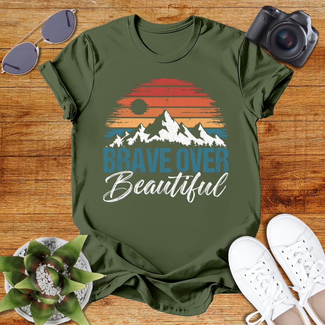 Brave Over Beautiful Unisex Softstyle T-Shirt