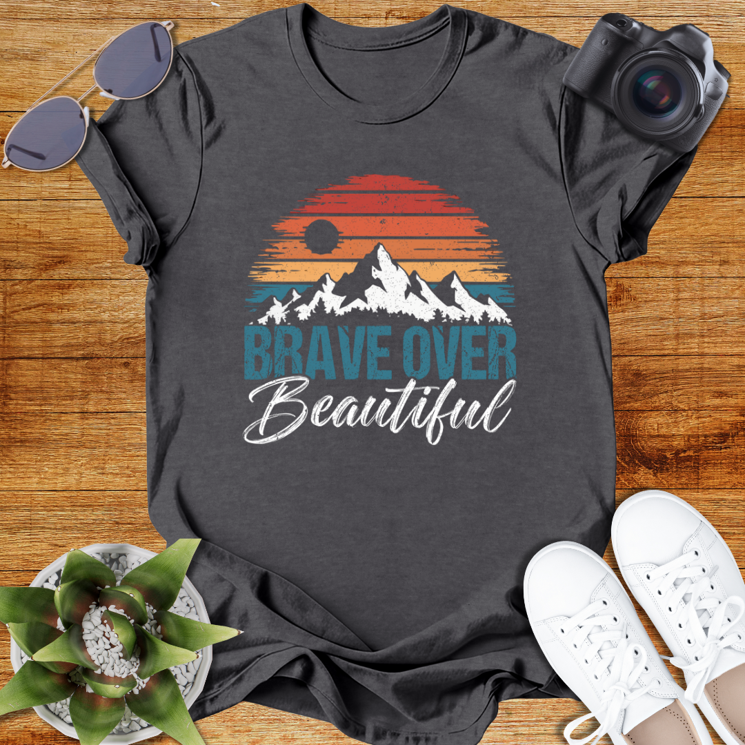 Brave Over Beautiful Unisex Softstyle T-Shirt