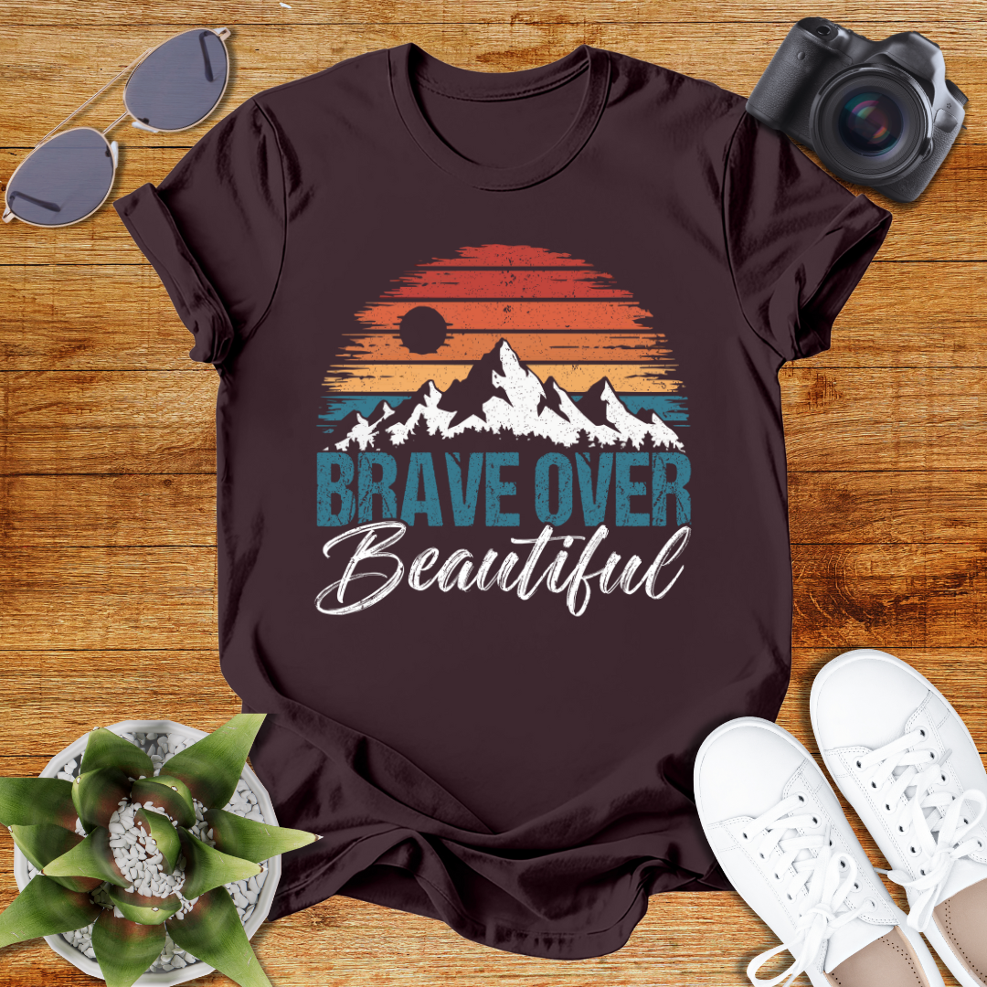 Brave Over Beautiful Unisex Softstyle T-Shirt