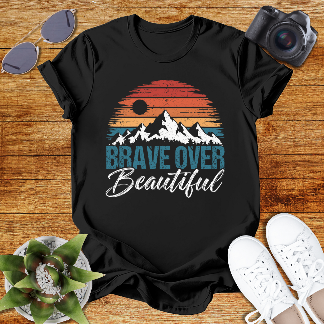 Brave Over Beautiful Unisex Softstyle T-Shirt