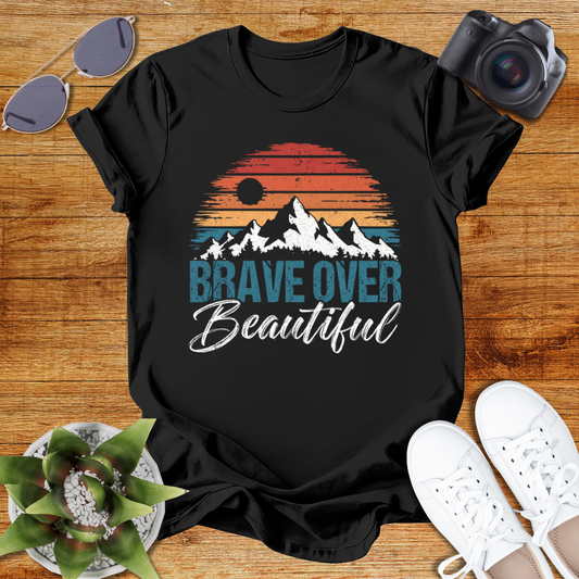Brave Over Beautiful Unisex Softstyle T-Shirt