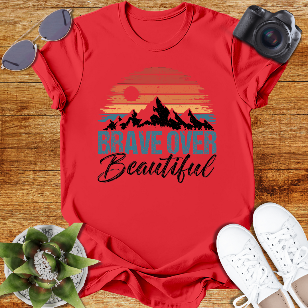 Brave Over Beautiful Unisex Softstyle T-Shirt