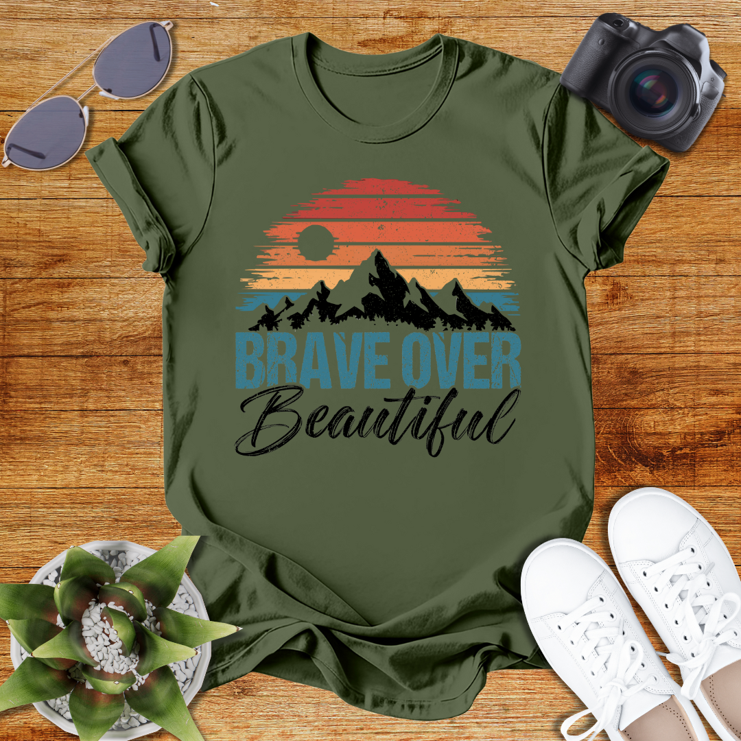Brave Over Beautiful Unisex Softstyle T-Shirt