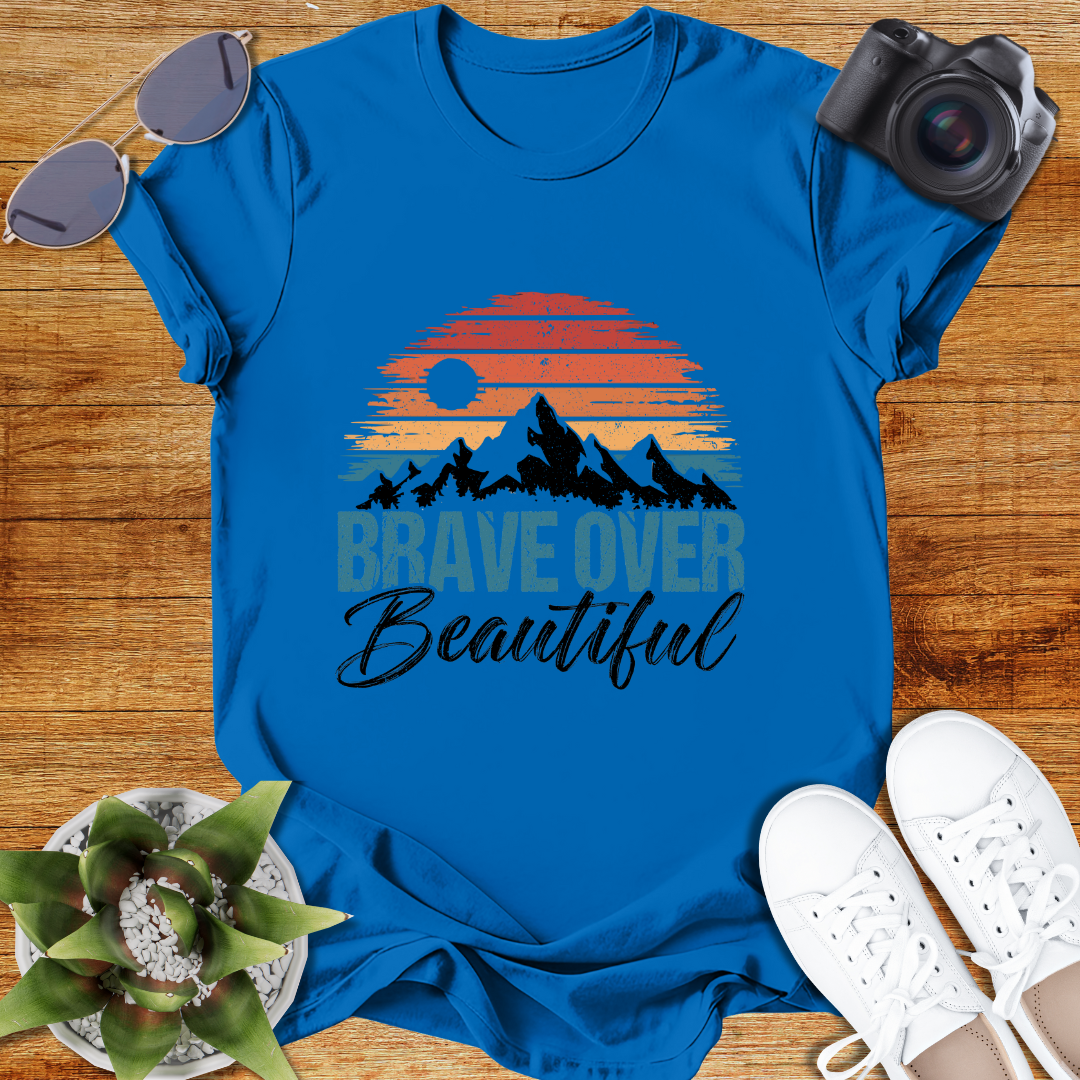 Brave Over Beautiful Unisex Softstyle T-Shirt