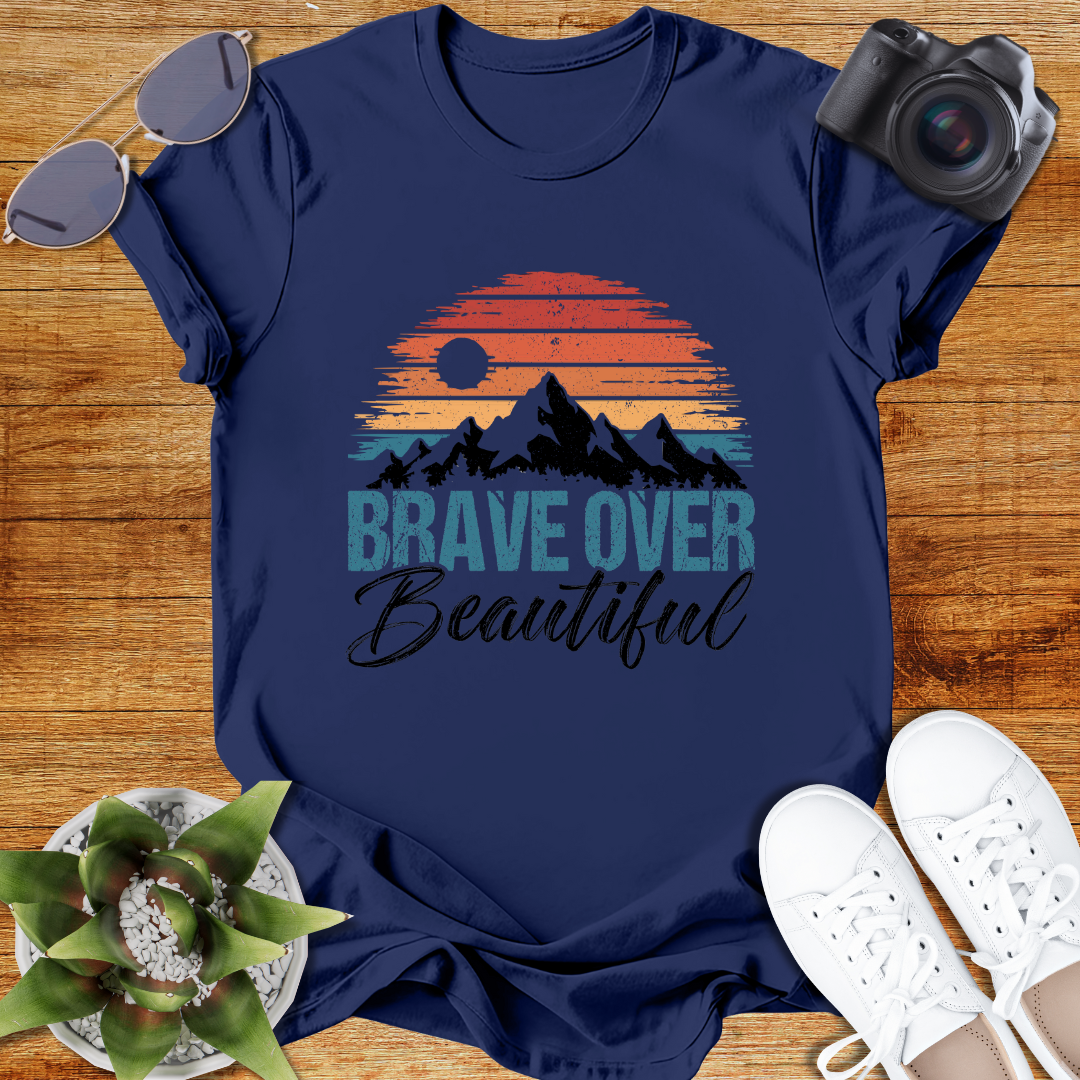 Brave Over Beautiful Unisex Softstyle T-Shirt